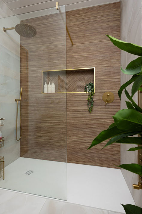 Wood Look tiles are an ideal solution for anyone aiming to make their Irish home or garden investment last as long as possible. Wooden Tiles Bathroom Wall, Irish Bathroom Ideas, Wooden Tiles Shower Wall, Bamboo Tiles Wall, Wooden Tile Bathroom, Bath Tub Tile Ideas, Wood Tiles Bathroom, Wood Effect Tiles Bathroom, Wood Tile Shower Ideas