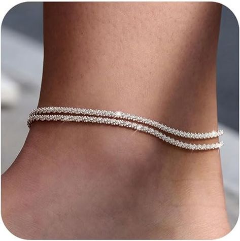 Rose Gold Anklet, Silver Payal, Cute Anklets, Hummingbird Pictures, Silver Ankle Bracelet, Anklet For Women, Gold Jewelry Gift, Leg Chain, Ankle Jewelry