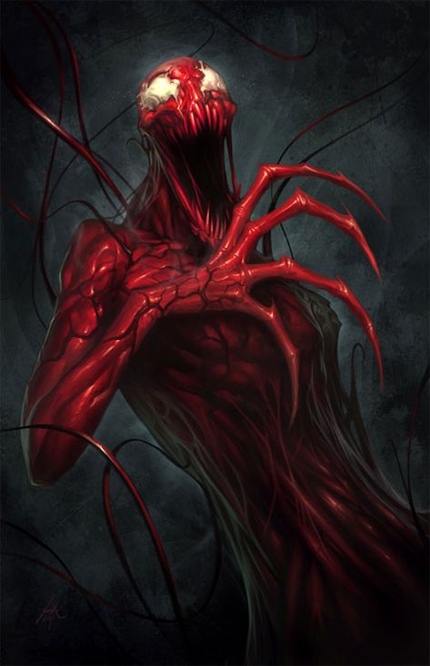 A Collection of Carnage Illustration Artworks Cool Animes, Cletus Kasady, Art Spiderman, Madara Susanoo, Carnage Marvel, Symbiotes Marvel, Venom Art, Venom Comics, Marvel Venom