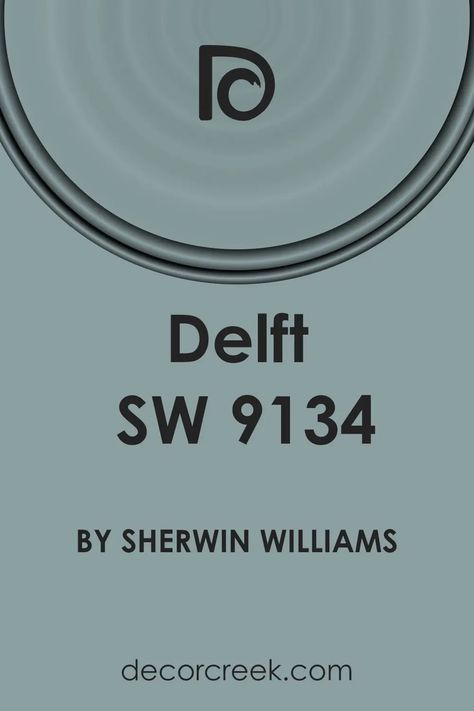 Delft SW 9134 Paint Color by Sherwin Williams - DecorCreek Delft Blue Paint Color, Delft Paint Sherwin Williams, Poseidon Sherwin Williams, Drizzle Sherwin Williams, Delft Sherwin Williams, Sherman Williams Paint, French Blue Paint, Sherwin Williams Coordinating Colors, Exterior Color Ideas