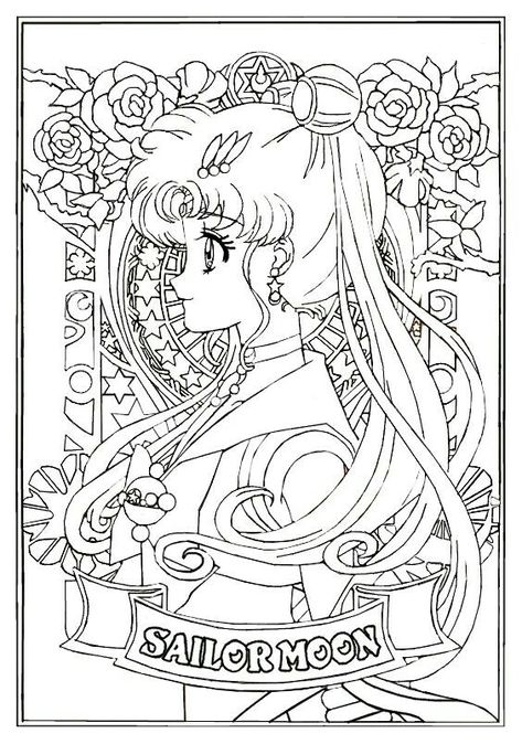 Sailor Moon Coloring, Sailor Moon Coloring Pages, Illustration For Kids, Moon Coloring Pages, Manga Coloring Book, Detailed Coloring Pages, Sailor Moon Manga, Sailor Moon Wallpaper, Sailor Moon Character