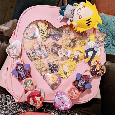 A NEW BOY HAS BEEN COMPLETED 💛🌸💛🌸💛 #kaminaridenki #bokunoheroacademia #itabag #bnha #myheroacademia One Piece Ita Bag, Ita Bags, Anime Bag, Ita Bag, Bag Aesthetic, Bag Ideas, Bags Aesthetic, Cute Bag, Diy Bag