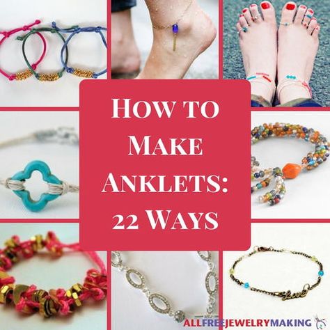 How To Make Anklets, Diy Anklets, Jewelry Homemade, Hemp Anklet, Hemp Macrame, Anklets Diy, Ankle Bracelets Diy, Anklet Designs, Beaded Anklet