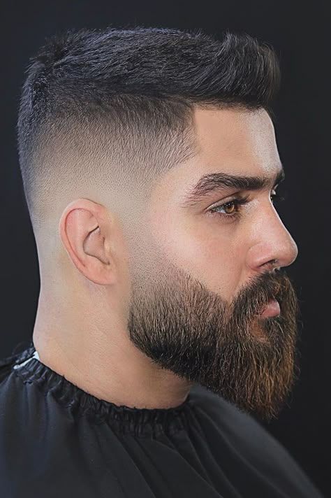 Beard Fade Styles, Faded Beard, Mens Beard Styles Short, Fade Haircut With Beard, Faded Beard Styles, Fade Beard, Beard Guide, Trimming Your Beard, Improve Your Style