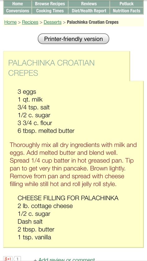 Palachinka Recipes, Palacinke Recipe, Albanian Food, Monday Breakfast, Croatian Food Desserts, Slovak Recipes, Albanian Recipes, Breakfast Egg Casserole, Pancake Muffins