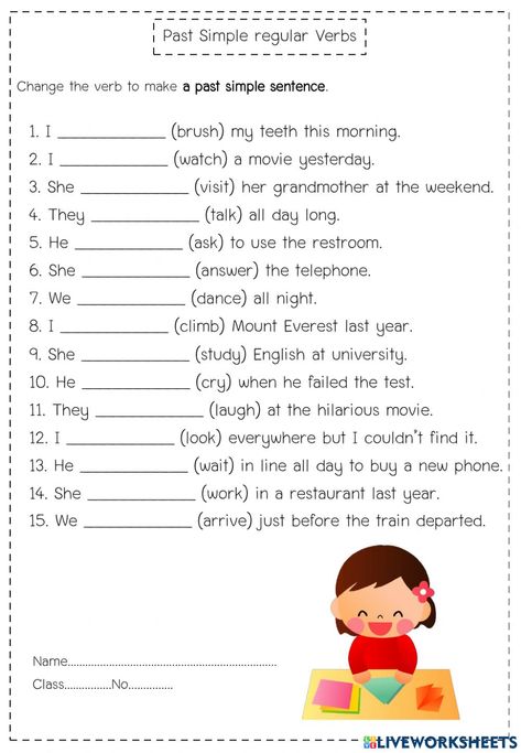 3FE.Past simple Irregular and regular verbs worksheet Past Tense Worksheet Regular Verbs, Past Simple Verbs Worksheets, Regular Past Tense Worksheet, Past Verbs Worksheets, Irregular Past Tense Verbs Worksheet, Simple Past Tense Worksheet Grade 3, Past Simple Irregular Verbs Worksheets, Past Simple Worksheets For Kids, Past Simple Regular Verbs Worksheets