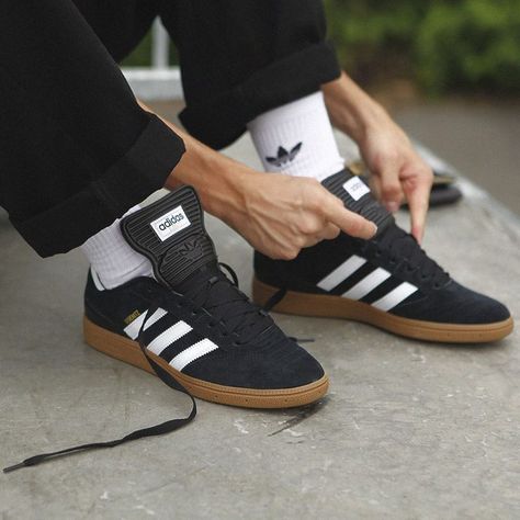 Adidas Busenitz, Adidas Skateboarding, Adidas Gazelle Sneaker, Black White Gold, Adidas Samba Sneakers, Adidas Gazelle, Adidas Samba, Nike Sb, Skateboarding