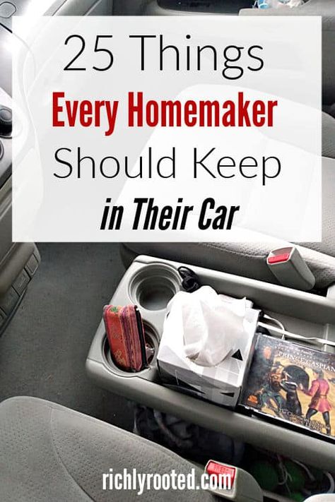 What To Always Have In Your Car, Minivan Accessories, Car Kit Essentials For Women, Minivan Organization, Car Essentials For Women, Cars Essentials, Car Must Haves, Road Trip Necessities, Smart Car Accessories