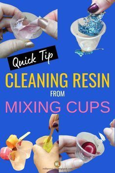 How To Clean Resin Cups, Cleaning Resin Molds, How To Work With Resin How To Use, How To Do Resin Art Silicone Molds, How To Clean Resin Molds, Epoxy Resin Crafts Silicone Molds, Uv Resin Crafts For Beginners, How To Use Resin On Canvas, How To Use Resin