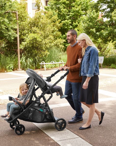 Today is National Sibling Day! There's no better way to explore the city with your kiddos than with the Graco® Ready2Grow™ 2.0 Double Stroller! This stroller includes two seating positions, which can accommodate two Graco® infant car seats at once, making it a great stroller for twins and siblings close in age. Graco Double Stroller, Stroller For Twins, Sibling Day, Graco Stroller, Graco Baby, Infant Car Seats, National Sibling Day, Double Stroller, Double Strollers