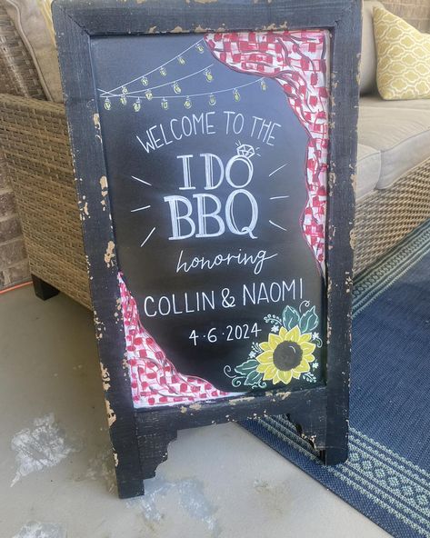 I DO BBQ for a wedding shower! Wedding Shower Bbq Ideas, I Do Barbeque Ideas, Bbq Bridal Shower Ideas, Honey Do Shower Ideas, I Do Bbq Decorations, Bridal Shower Bbq, Honey Do Shower, Bbq Decorations, Backyard Bbq Wedding