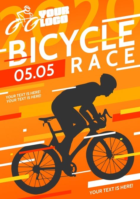 BICYCLE TOURNAMENT POSTER Bike Event Poster, Cycling Posters Graphic Design, Bike Race Poster, Marathon Poster, Tournament Poster, Cycle Poster, Marathon Posters, Sport Flyer, Bicycle Poster