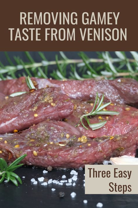 Grilled Venison Steak Recipes, How To Make Venison Not Gamey, Recipes For Venison Tenderloin, Brine For Venison, How To Cook Back Strap Venison, How To Tenderize Deer Meat, How To Cook Deer Roast, Venison Steaks Recipes, How To Get Gamey Taste Out Of Deer Meat