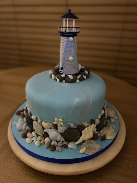 Lighthouse Birthday Cake, Caribbean Theme Party, Lighthouse Cake, Cake Pics, House Cake, Wedding Vision, Cake Pictures, Wedding 2024, Light House