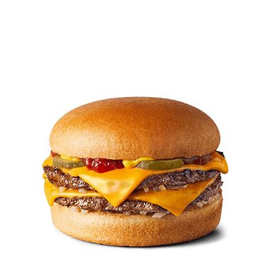 Mcd Double Cheese Burger, Mcdonalds Burger, Cheeseburger Mcdonalds, Warm Chicken Salad, Burger Icon, Types Of Burgers, The Best Burger, 90s Food, Mcdonald Menu