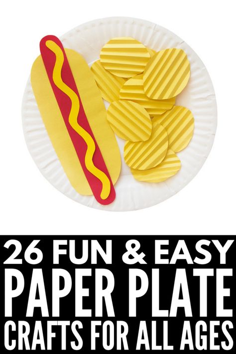 Spring And Summer Crafts, Art Projects For Toddlers, Projects For Toddlers, Plate Crafts For Kids, Paper Plate Crafts For Kids, Picnic Theme, Toddler Art Projects, Scissor Skills, Easy Art Projects