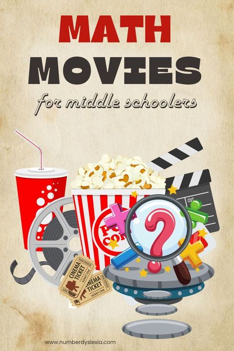 Introducing 'Math Movies for Middle School' – a unique way to explore the world of numbers and equations. These math movies feature thrilling stories and real-life applications of math concepts that make learning fun and relatable. These movies not only help students understand math better but also inspire a love for the subject. Click to learn more and dive into the world of numbers and equations with our handpicked selection of the best math movies for middle school. Math Movies, Love Stories To Read, Love Story Movie, Real Life Math, Free Math Resources, Student Numbers, Cinema Ticket, Make Learning Fun, Middle Schoolers