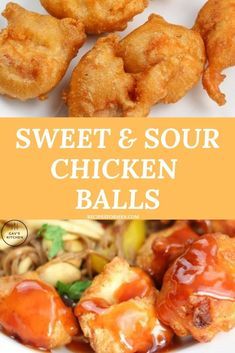 Homemade Chicken Balls Chinese, Chicken Sweet Sour Recipe, Sweet And Sour Pork Balls, Chinese Chicken Balls With Sweet And Sour Sauce, Simple Sweet And Sour Chicken, How To Make Chicken Balls, Sweet And Sour Crispy Chicken, Chicken With Sweet And Sour Sauce, Sweet And Sour Chicken Balls Chinese