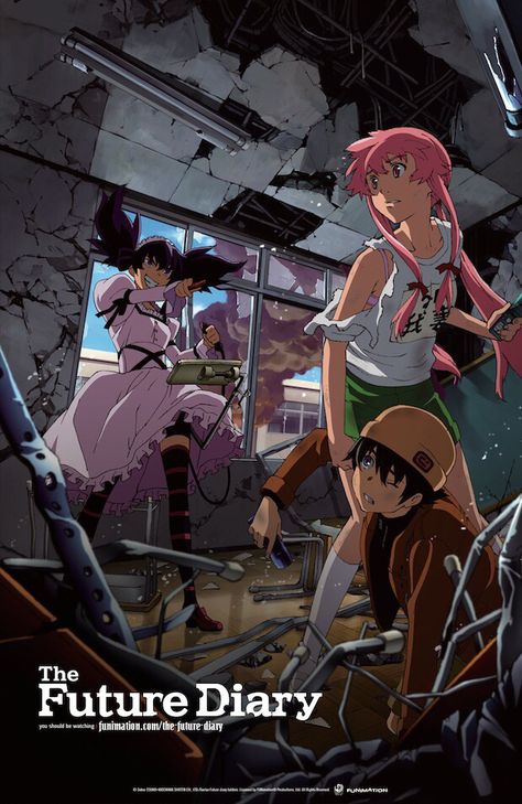 Future Diary Future Diary Yuno, The Future Diary, Yukiteru Amano, Future Diaries, Mirai Nikki Future Diary, Yandere Girl, Future Diary, Yuno Gasai, Netflix Anime