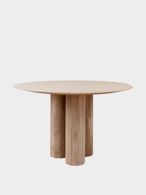 Bauhaus Chair, Stained Oak, H Design, White Stain, Dining Table Legs, Round Circle, Oak Dining Table, Circle Shape, Round Dining