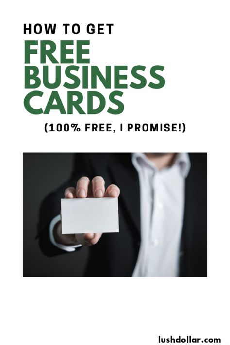 Free Business Cards w/ Free Shipping (No Scams!) - LushDollar.com Business Card Design Free Download, Business Card Template Free Printables, Free Business Card Design Templates, Free Printable Business Cards, Sample Business Cards, Notary Public Business, Lipgloss Business, Free Business Tools, Free Business Card Design