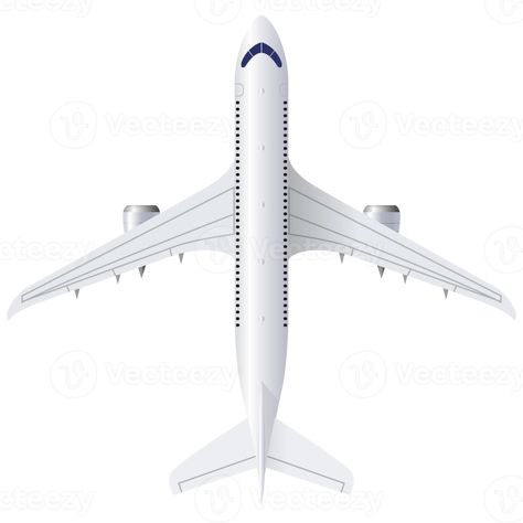 Png Top, A Plane, Top View, Free Png, Template Design, Transparent Background, Aircraft, Royalty, Royalty Free