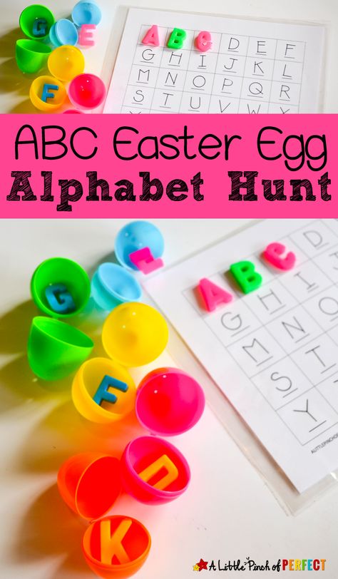 Easter Preschool, Easter Games, Spring Preschool, Preschool Literacy, Letter Activities, Teaching Children, Spring Activities, Easter Activities, Toddler Learning Activities