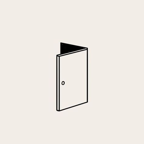 Small Door Tattoo, Front Door Tattoo, Door Tattoo Minimalist, Open Door Tattoo, Door Tattoo, The Doors Of Perception, Illustration Architecture, Background Cartoon, Stick N Poke