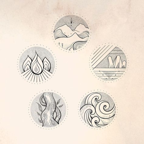 Earth, Metal, Water, Wood, Fire. ______________________________________________________ Honoured to visually support a company like… Four Elements Tattoo, Unity Tattoo, Alex Tattoo, Inspiring Tattoos, Element Tattoo, Brain Tattoo, Earth Tattoo, Earth Air Fire Water, Tatoo Inspiration