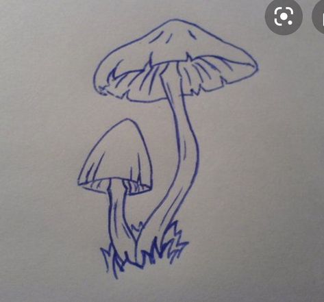 Nature Drawings Simple, Small Nature Tattoo, Dr Tattoo, Nature Drawings, Mushroom Tattoo, Mushroom Tattoos, Mushroom Drawing, E Tattoo, Tattoo Project