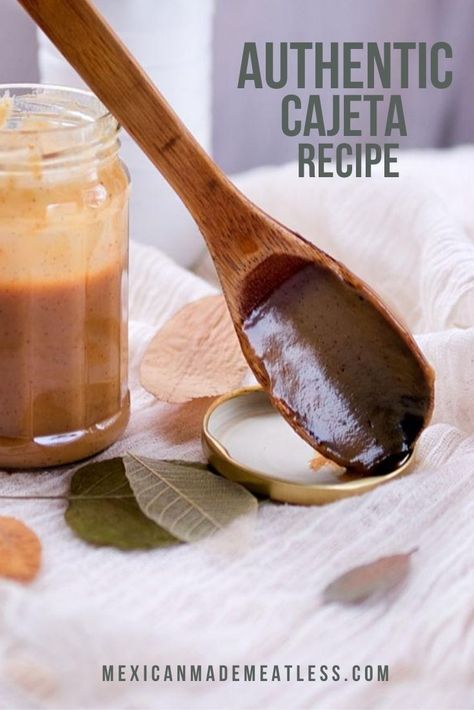 Cajeta Recipe, Mexican Caramel, Sweet Spreads, Rellenos Recipe, Huevos Rancheros Recipe, Healthy Taco Recipes, Vegetarian Mexican Recipes, Sweet Sauces, Mexican Bread