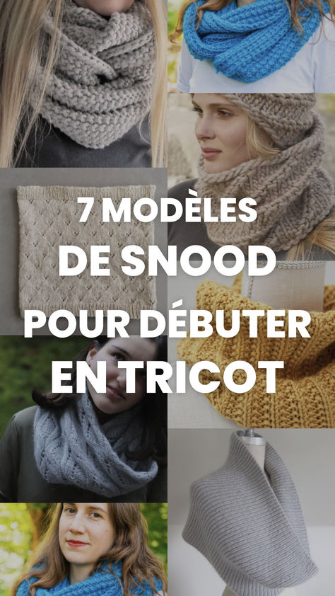 Le snood, cette écharpe circulaire douillette, est non seulement à la mode, mais également un projet de tricot parfait pour toi, qui te lances dans l’art du tricot. Dans cet article, je vais te présenter ma sélection de modèles de snood spécialement conçus pour les triconautes, comme toi, qui débutes le tricot. Que tu sois un(e) triconaute débutant(e) ou que tu cherches simplement un projet relaxant, ces modèles t’offriront une expérience de tricot agréable. Snood Pattern Knitted, Knit Snood, Snood Pattern, Knitting Accessories, Neck Warmer, Knitting Patterns, Couture, Knitting, Crochet