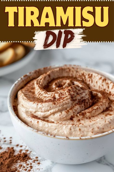 This quick and easy tiramisu dip delivers classic flavors with minimal effort! It's the perfect treat for parties or when you're craving a taste of the lakes. Easy Terimasu Recipe, Tiramisu Dip Easy, Tiramisu Dip Recipes, Cold Dessert Dips, Tiramisu Sauce, Terimasu Recipe, Desert Dips Recipes, Sweet Dips For Parties, Quick And Easy Tiramisu