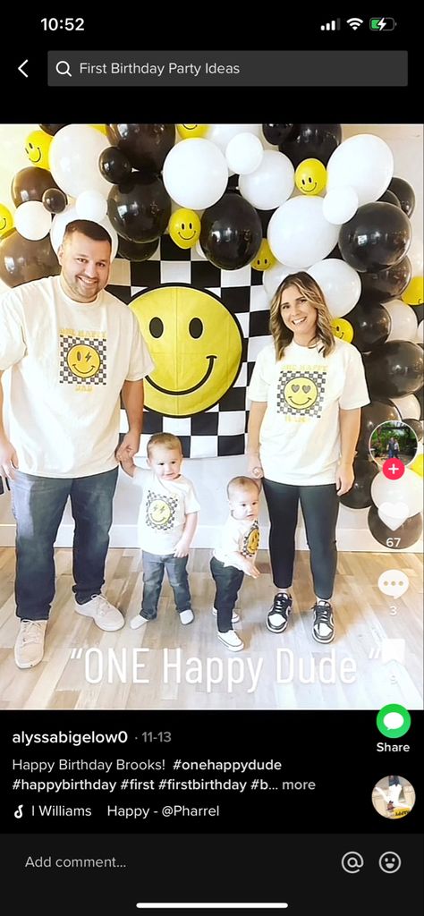 One Happy Dude First Birthday Backdrop, One Happy Dude Balloon Arch, Cool Dude Birthday Party, One Happy Dude First Birthday, Dude Birthday Party, One Happy Dude Birthday, Dude Birthday, Baby First Birthday Themes, One Happy Dude