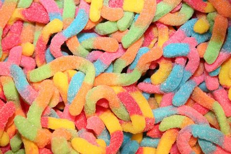 Sour Gummy Worms, Waterslide Paper, Retro Sweets, Gummy Worms, Lift Design, Photo Pattern, Secret Menu, Patterned Vinyl, Freeze Drying