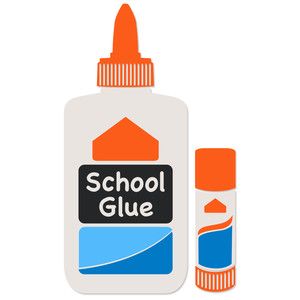 Glue Clipart, School Glue, Mustard Bottle, Printable Patterns, Glue, Silhouette Design, Design Store, Silhouette Cameo, Design Projects