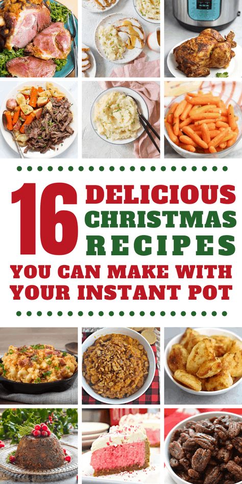 Instapot Christmas Recipes, Instant Pot Christmas Dinner, Instant Pot Christmas Recipes, Healthy Winter Meals, Winter Meals, Christmas Delights, Balsamic Recipe, Copykat Recipes, Holiday Meals