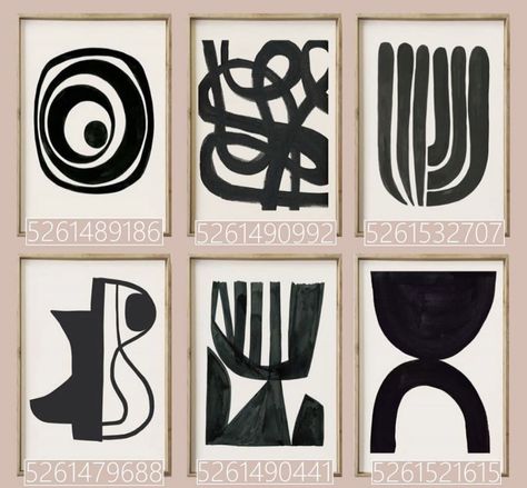 Modern Picture Id Bloxburg, Modern Decal Codes For Berry Ave, Bloxburg Modern Decals Black And White, Bloxburg Picture Codes Modern Black, Modern Painting Bloxburg, Alaska Violet Bloxburg Decals Codes, Modern Picture Codes, Berry Avenue Picture Codes Modern, Modern Picture Codes Bloxburg