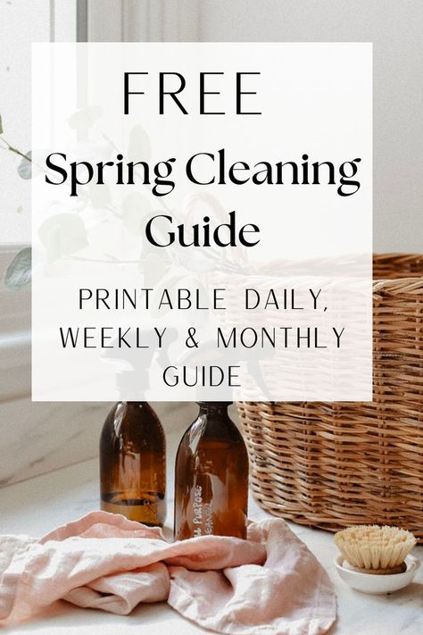 Hop right into Spring cleaning with my free cleaning guide! Includes daily cleaning schedule, weekly cleaning schedule and a monthly cleaning schedule! Cleaning Schedule Weekly, Spring Cleaning Schedules, Flip Mattress, Spring Cleaning Guide, Daily Cleaning Schedule, Monthly Cleaning Schedule, Monthly Cleaning, Branch Basics, Dishwasher Pods