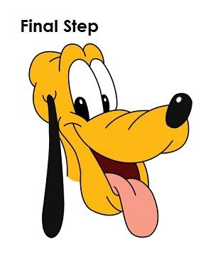 How To Draw Pluto, Draw Minnie Mouse, Donald Duck Drawing, Mouse Drawings, Walt Disney Cartoons, Minnie Mouse Drawing, Desenho Tom E Jerry, Disney Character Drawings, Pluto Disney