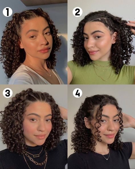 Easy Updos Hairstyles, Ponytail Hairstyles On Natural Hair, Hairstyles Upstyles, Hairstyles On Natural Hair, Curly Hair Dos, Updos Hairstyles, Low Ponytail Hairstyles, Curly Hair Beauty, Mixed Curly Hair