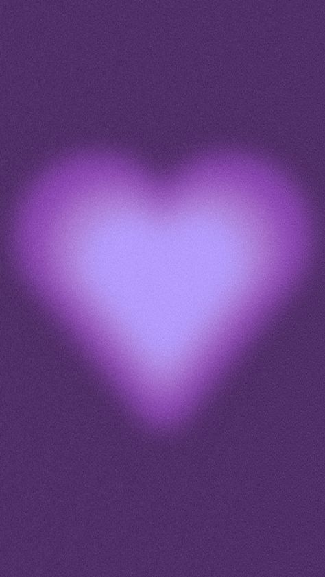 Purple heart Heart Purple Aesthetic, Purple Heart Aesthetic Wallpaper, Purple Heart Aesthetic, Blurry Heart, Heart Aesthetic, Hair Stenciling, Heart Purple, Cute Simple Wallpapers, Heart Pin