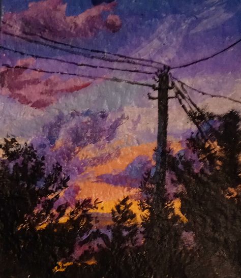 Pictures for drawing, sunset, Purple Purple Sunset Painting, Pictures For Drawing, Drawing Sunset, Sunset Purple, Blue Sunset, Purple Sunset, Scrapbook Book, Sunset Painting, Beautiful Sky