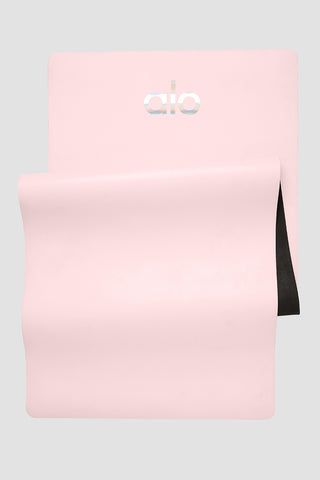 Pink Alo Yoga Mat, Light Pink Yoga Mat, Alo Mat, Alo Yoga Mat, Gym Wishlist, Pink Yoga Mat, Warrior Yoga, Home Gym Essentials, Where The Magic Happens