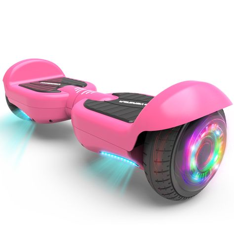 Free 2-day shipping. Buy Hoverboard 6.5" UL 2272 Listed Two-Wheel Self Balancing Electric Scooter with LED Light Pink at Walmart.com Pink Hoverboard, Hoverboard Girl, Bluetooth Hoverboard, Hover Board, Boy Bike, Balancing Scooter, Walmart Deals, Girl Toys, Kids Scooter