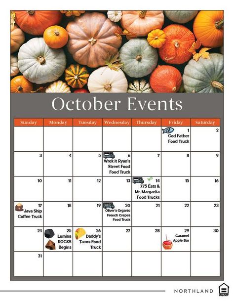 Hello October! We are looking forward to seeing you this month at our resident events! #LoveWhereYouLive #WeLoveOurResidents #ApartmentLiving #Community #Events #Autumn #FallFun #October #Sparks October Events, Resident Events, Apple Bars, French Crepes, Coffee Truck, Hello October, Crepe Recipes, Organic Coffee, Looking Forward To Seeing You