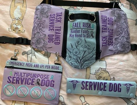 Dog Vest Diy, Adaptive Fashion, Service Dog Gear, Patience And Love, Psychiatric Service Dog, Service Dog Patches, Service Dogs Gear, Service Dog Training, Service Dog Vests