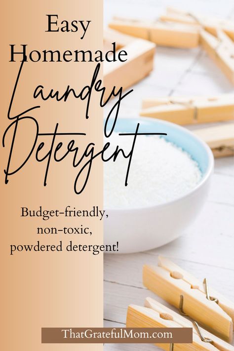 Easy homemade laundry detergent with just 4 ingredients. Simple Laundry Detergent, Diy Laundry Detergent Powder, Homemade Laundry Detergent Powder, Laundry Detergent Powder, Homemade Laundry Detergent Recipes, Detergent Recipe, Laundry Detergent Recipe, Detergent Powder, Diy Laundry Detergent