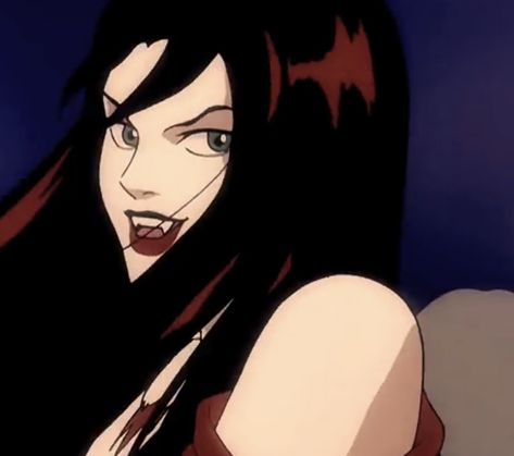 Red Hair Character Pfp, Black Haired Female Character, Red Hair Pfp, Red Pfp, Scooby Doo Mystery Inc, Hex Girls, Dark Red Hair, Raven Queen, Demon Girl