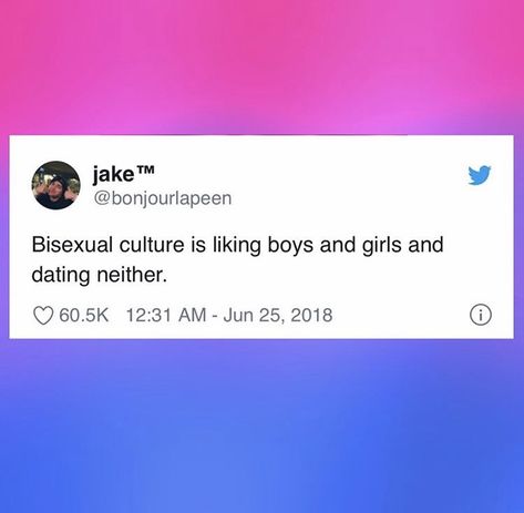 Bisexual Meme, Bi Jokes, Bi Humor, Quotes True Friends, True Friend Quotes, Bisexual Pride Quotes, Bi Quotes, Bi Aesthetic, Bi Culture